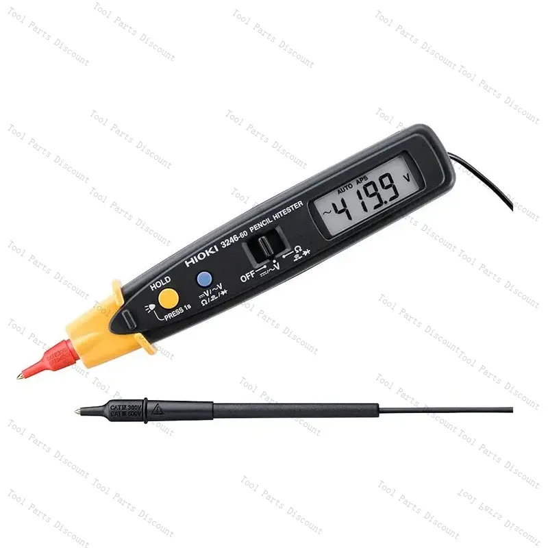 

Цифровой карманный мультиметр Hioki 3246-60 в форме карандаша с фонариком, 42 мегаома, 600В