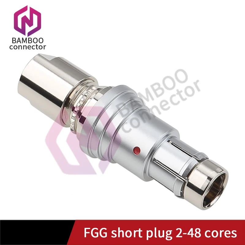 Short BAMBAO plug round push-pull self-locking connector multi-core plug IP68 waterproof socket SS102 A056-130 connector plug