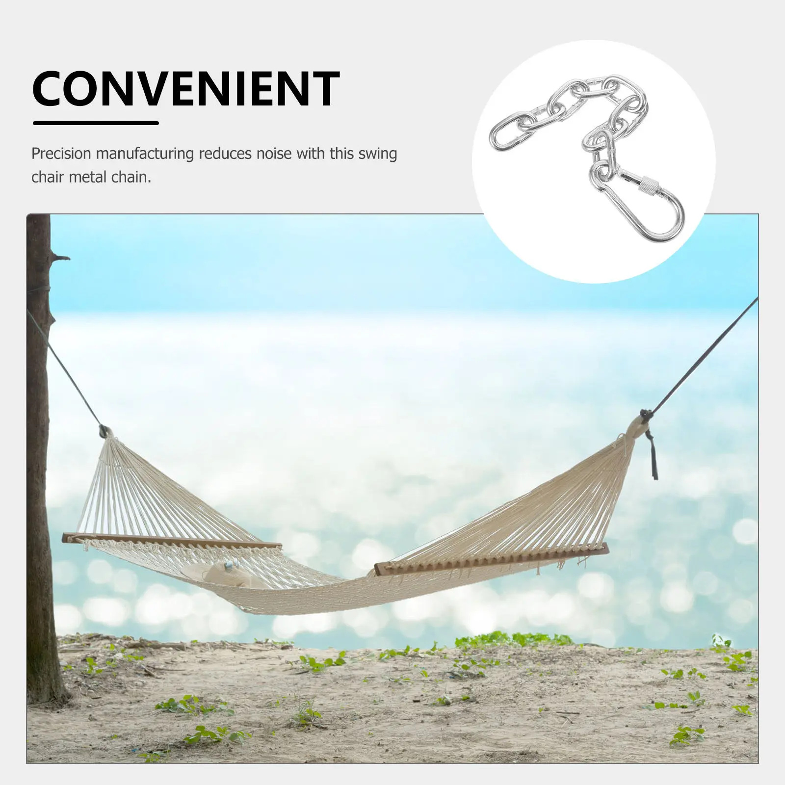 Hammock Chain Accessories Gym Hanging Hardware Heavy Duty Porch Swing Extension