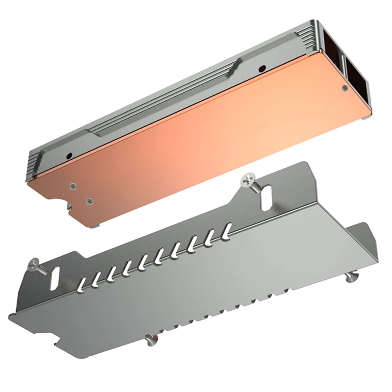 LDPCSJ M.2 NVME Air Cooled Radiator SSD Heat Sink Copper and Aluminum Structure with Quiet Fan, 2280 Solid State Drive Cooler