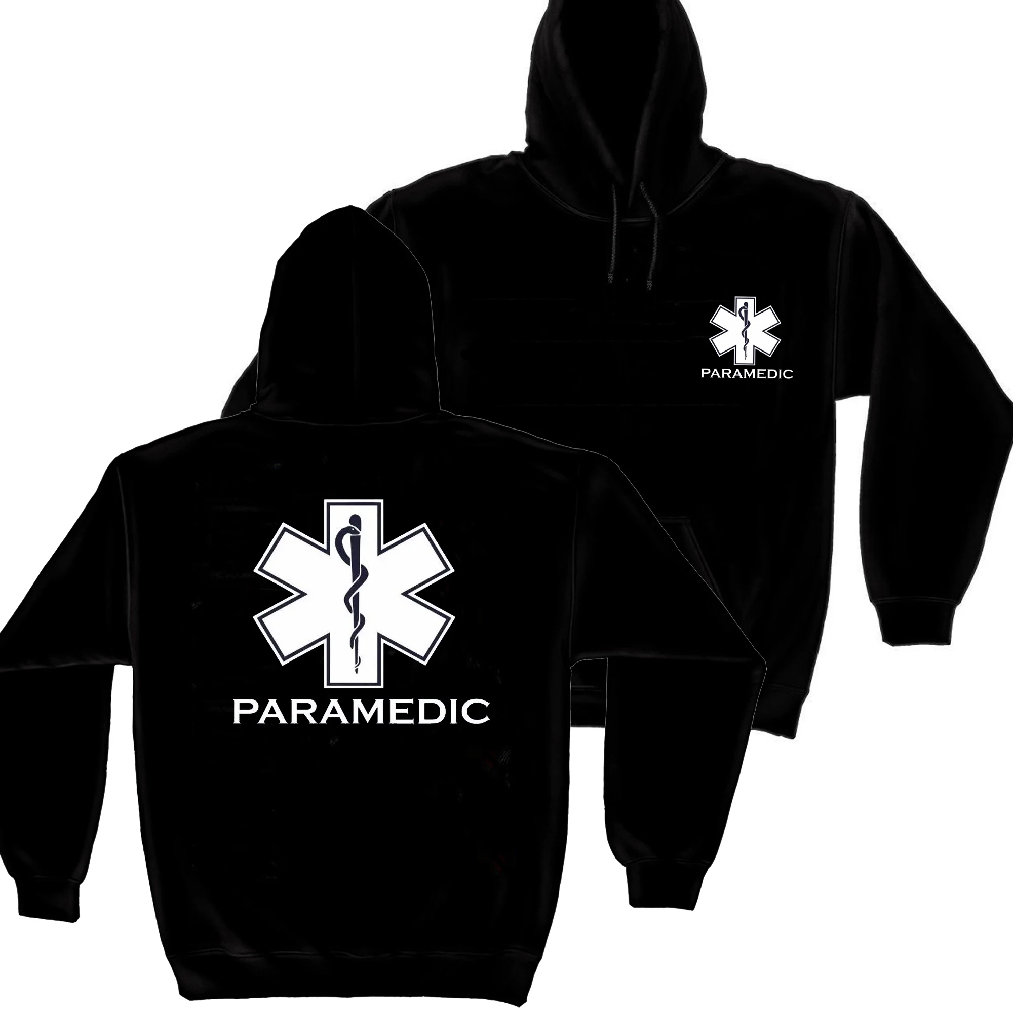 

Star of Life Emblem EMS EMT Medical Paramedic Unisex Pullover Hoodie New 100% Cotton Comfortable Casual Mens Work Clothes