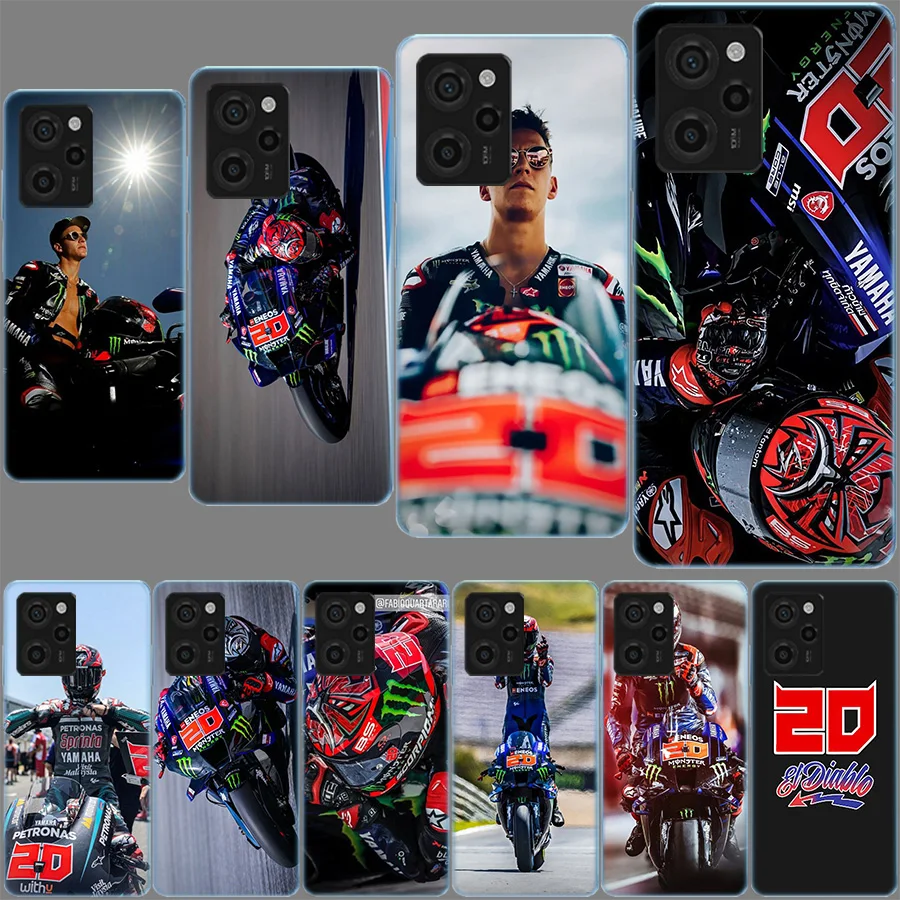 Fabio Quartararo Moto NO.20 Case For Xiaomi Pocophone X5 M5S X3 F6 M5 X4 F4 GT F5 F3 F2 M3 F1 M4 X6 Pro Note 10 Lite TPU Soft P