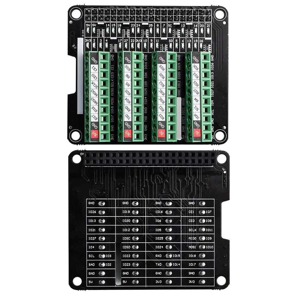 GPIO Terminal Expansion Board Multi Port Expansion Board Suitable for Raspberry Pi Series