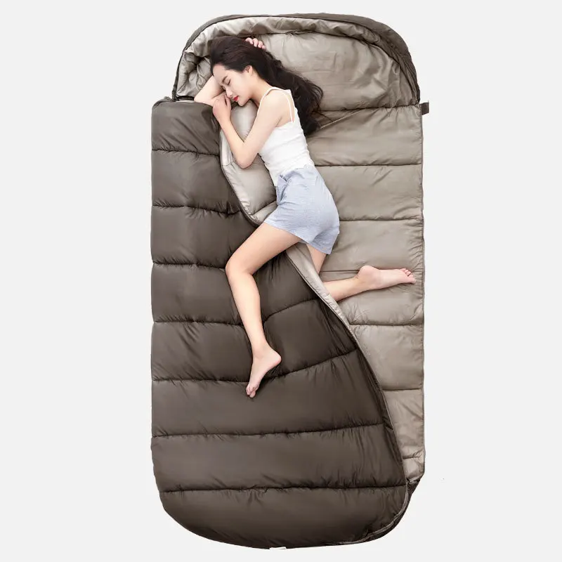 

Sleeping bag adult winter thickened cold outdoor camper vehicle office nap winter quilt dual purpose