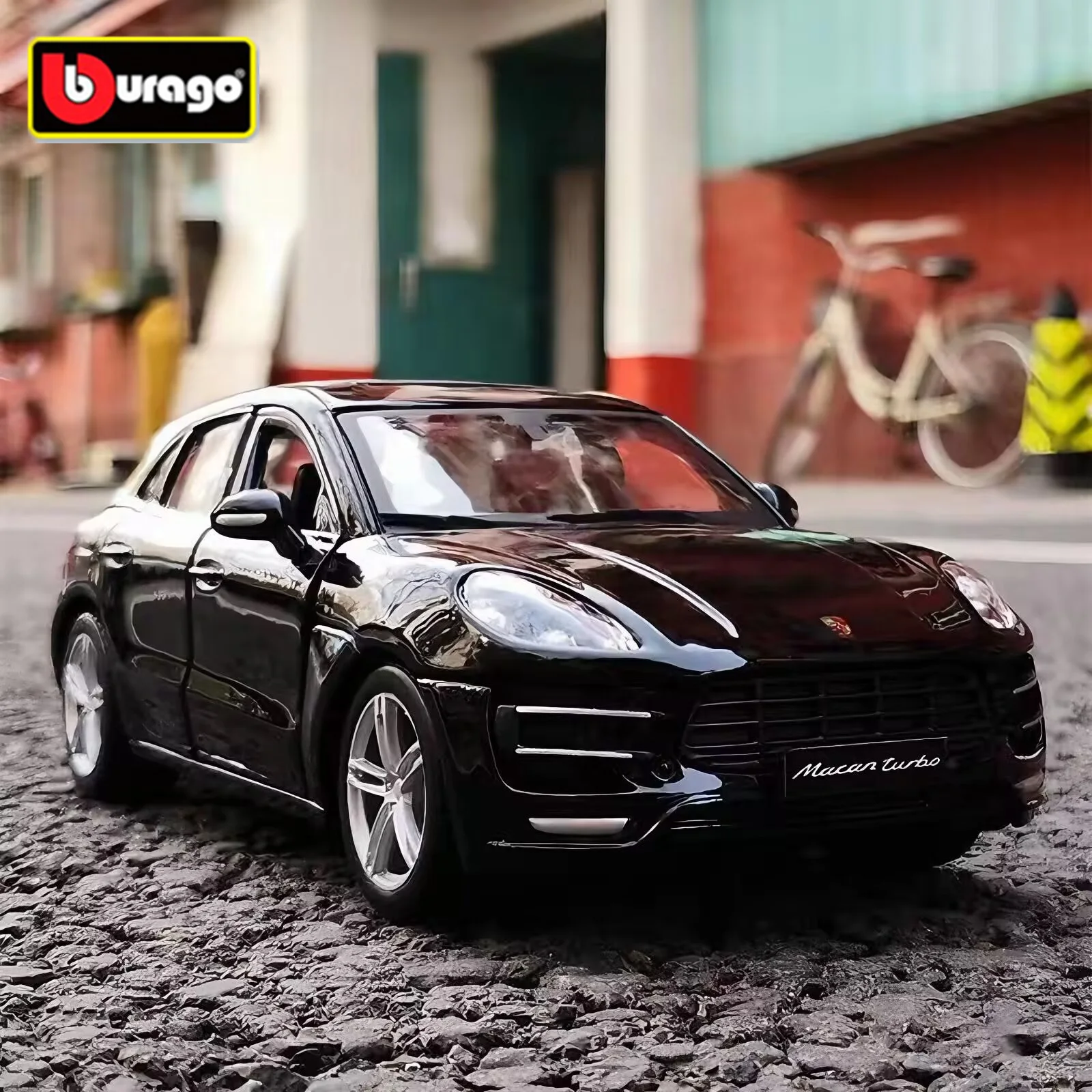 

Bburago 1:24 Porsche Macan Turbo SUV Alloy Car Model Diecasts Metal Vehicles Car Model Simulation Collection Childrens Toys Gift