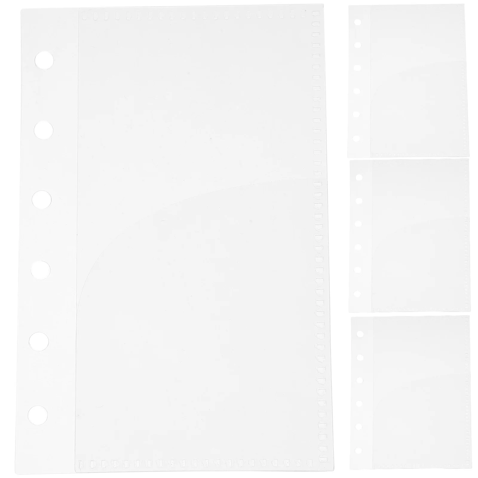 5 قطعة إدراج الميزانية الموثق متعددة الاستخدام قابلة للاستبدال فضفاضة ورقة جيب الميزانية كتاب ملحق الاستخدام اليومي الجيب المحمولة #5