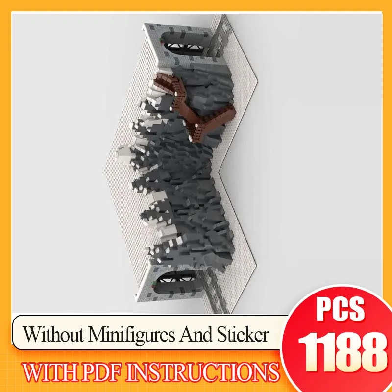 

1188PCS Street View Model MOC Building Bricks Winter Village Tunnel Modular Technology Gifts Holiday Assemble Children Toys Suit