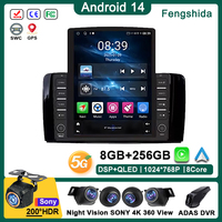 9.7 inch Android 14 Car Dvd For Mercedes Benz R Class W251 R280 R300 R320 R350 R63 2006-2011 2013 Multimedia Video Player GPS 5G