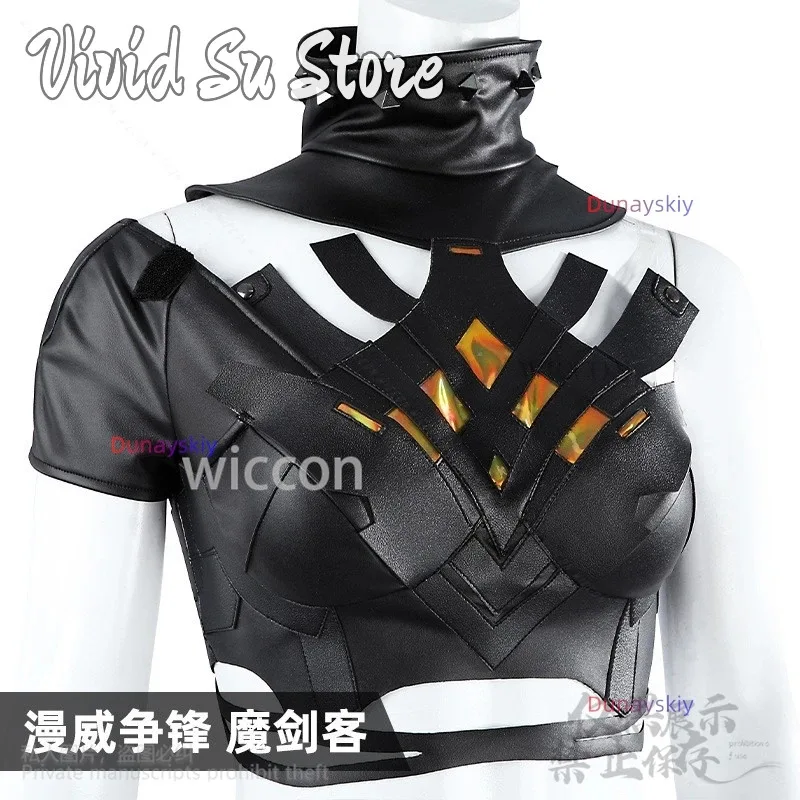 

COSda@Magik Cosplay Game Rivals Sexy Anime Costume Crop Top Shorts Wigs Shoes Set For Jirai Kei Girls Battle Uniform Customized