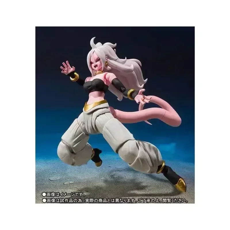 متوفر في المخزون بانداي الأصلي لعبة دراغون بول Z S.H.Figuarts SHF أندرويد 21 شخصيات أنيمي البلاستيكية نموذج تحصيل حلية لعبة الهدايا