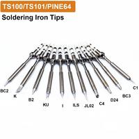 TS101 TS100 PINE64  T85 Replacement TS Series Electric Soldering Iron Head Tips Various Models Of K KU ILS C4 JL02 BC2 B2 I D24