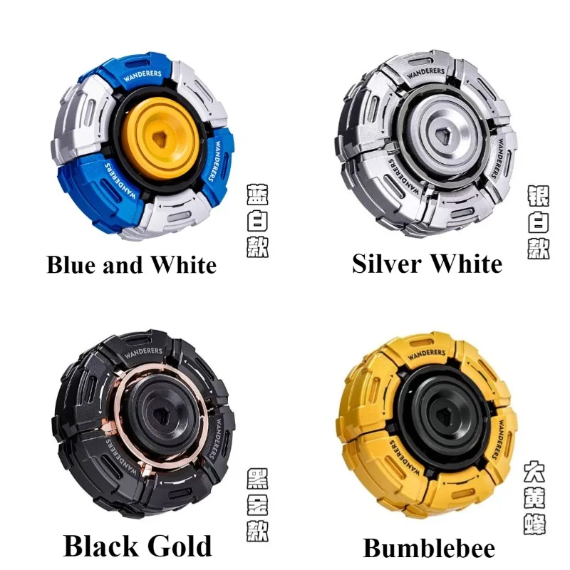 

Grumpy 08 Rotating Armor-Opening Alloy Fidget Spinner EDC Stress Relief Gadget High-End Tech DIY Decompression Model Toy Gift