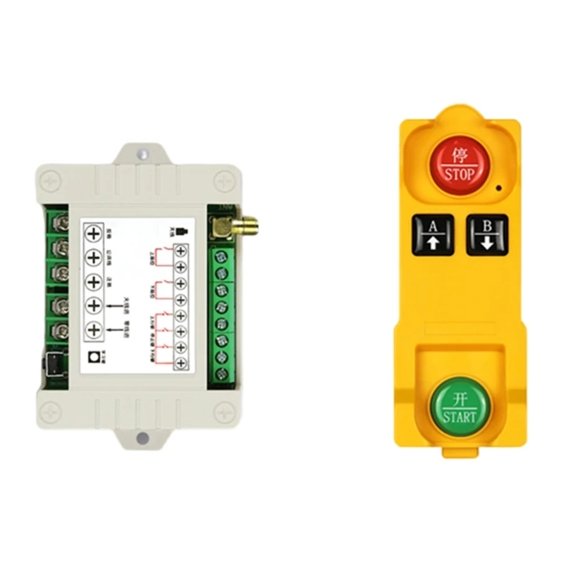 

433Mhz Wireless Remote Control Switches 12V-36V/220V 2CH Receiver Module with 2-channel Remote Transmitter Set