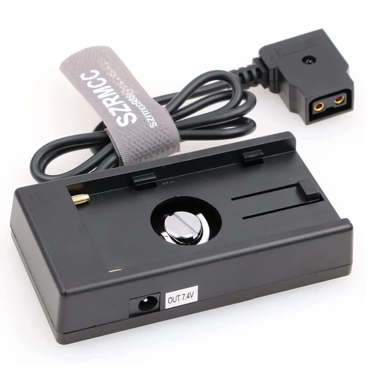 

NP F970 F550 L-Series Battery Plate To D-tap Ptap Female 12V Output With DC 7.4V Power Supply For DSLR Cameras Monitor Acc