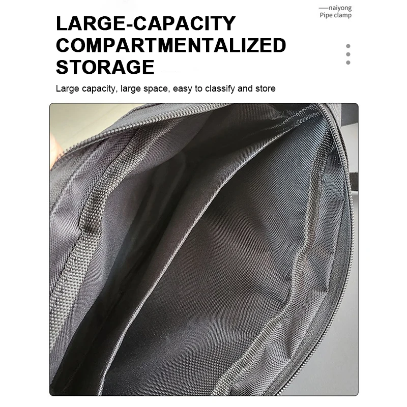 Thickened Canvas Tool Pouch for Electrician Screwdriver Pliers Repair Hand Tools Portable Electrical Tool Storage Shoulder Bags