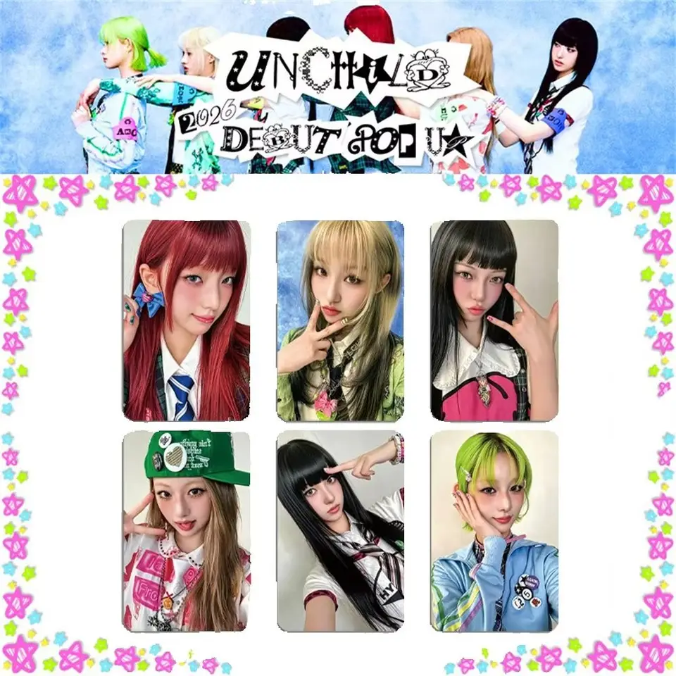 UNCHILD Album Character Props Photocard 6Pcs/Set Double Sides