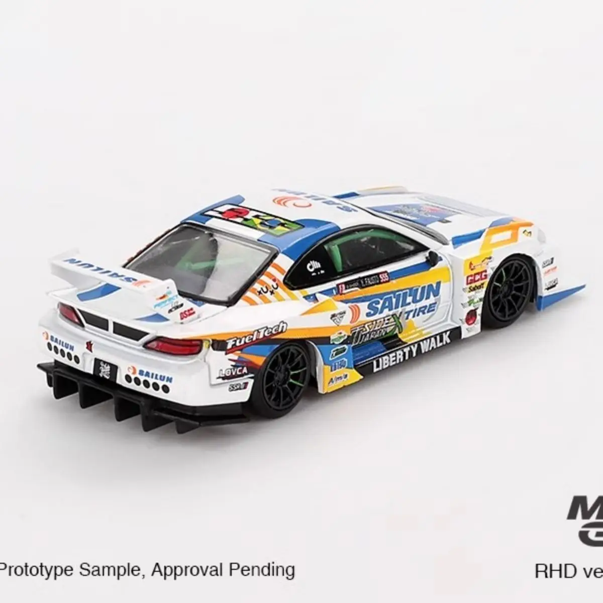 

MINIGT TSM 1:64 895 Souvenir Silvia S15 Модная коллекционная модель автомобиля из литого металла