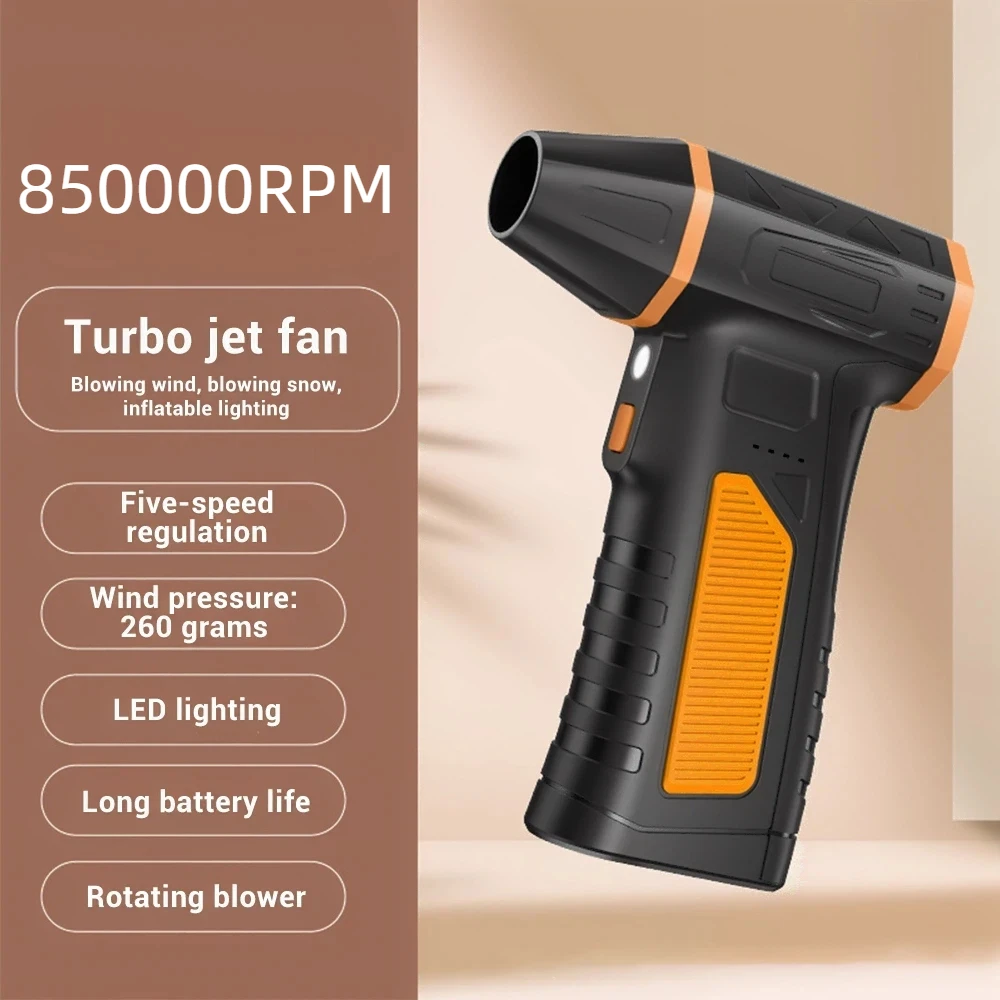 

85WRPM Мощный воздуходувка Турбореактивный вентилятор с 4-скоростным регулированием Бесщеточный двигатель Турбореактивный вентилятор 52 м/с Турбовентилятор Сильное удаление пыли