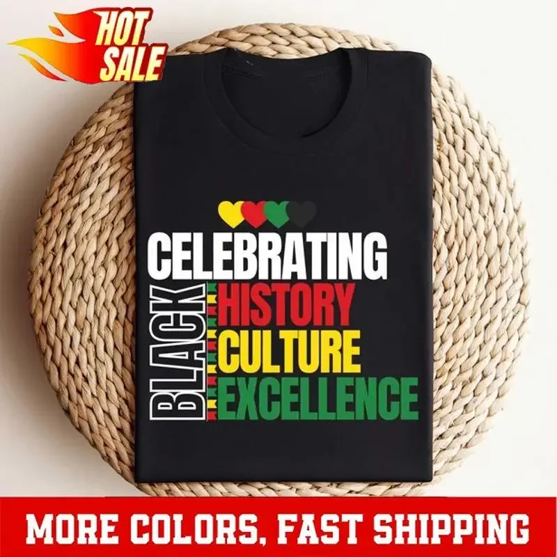 Celebrating Black History T Shirt Month February H
