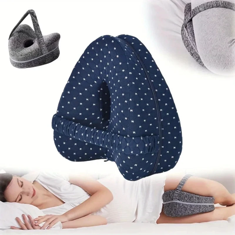 Foam Support Pillow for Side Sleepers, Suitable for Orthopedic Sciatica, Bed and Sofa to Relieve Back and Hip