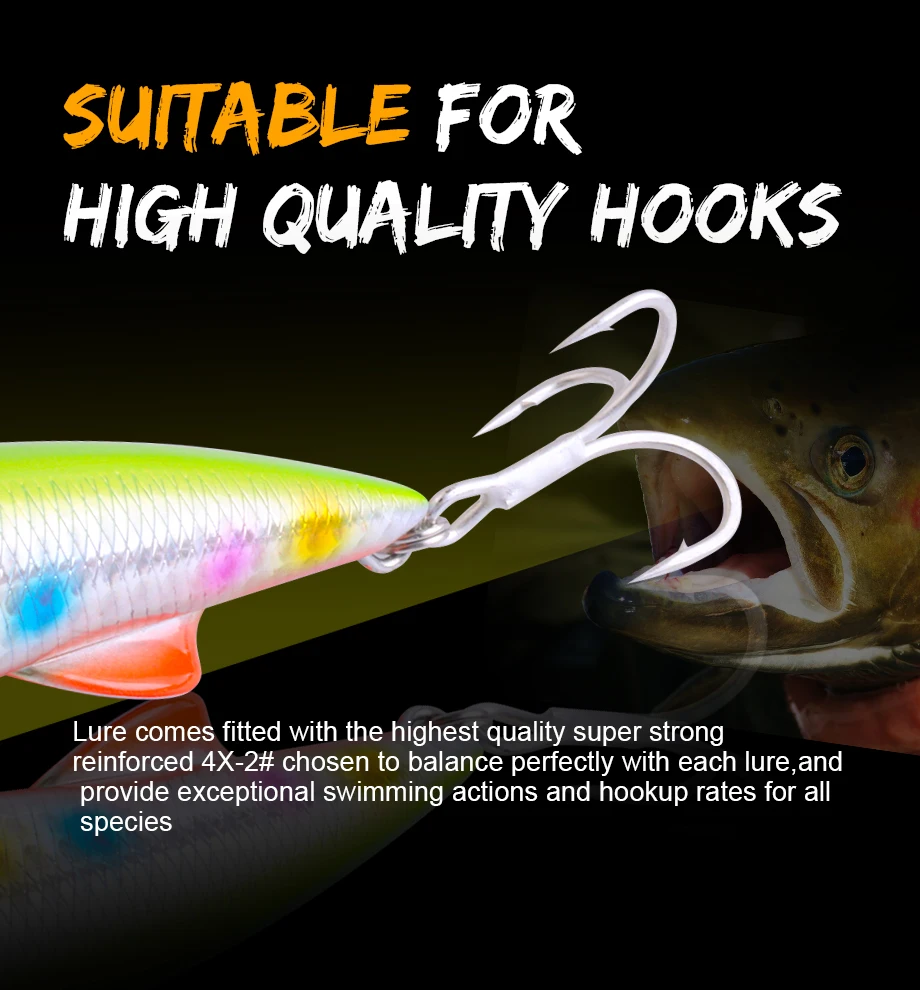 FJORD Glow UV 110 mm 64 g sinkende harte Köder Angelköder Weitwurf Meertiefe Salzwasser Trolling Köder Swimbaits Angelartikel – Detail 7
