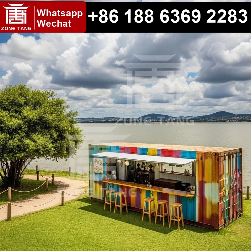

Container House Customize Pattern Construction Earthquake Resistance Low Cost Container House Shipping Container Coffee House