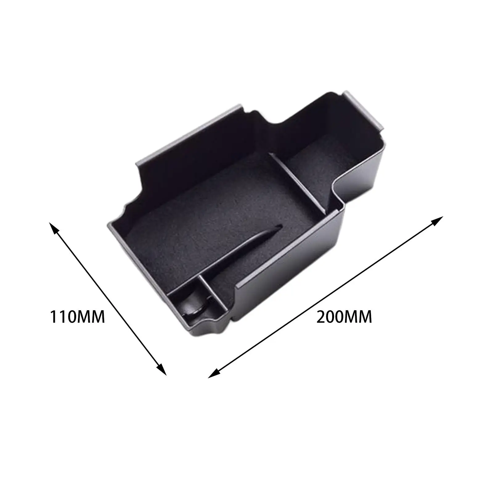 Automotive Armrest Organizer Insert Tray Sturdy ABS Plastic Interior Accessory for ORA GWM Good Cat 2021 2022