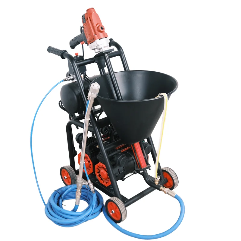 Construction Machinery Best Selling High-Pressure Spray Gun Coating Grouting Paint Cement Slurry Putty Spraying Machine