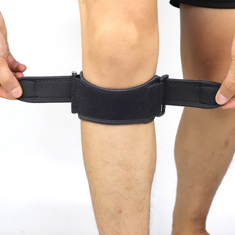 COYOCO Verstellbare Kniebandage – Patella-Stabilisator zur Schmerzlinderung, Wandern, Fußball, Basketball und Sportaktivitäten