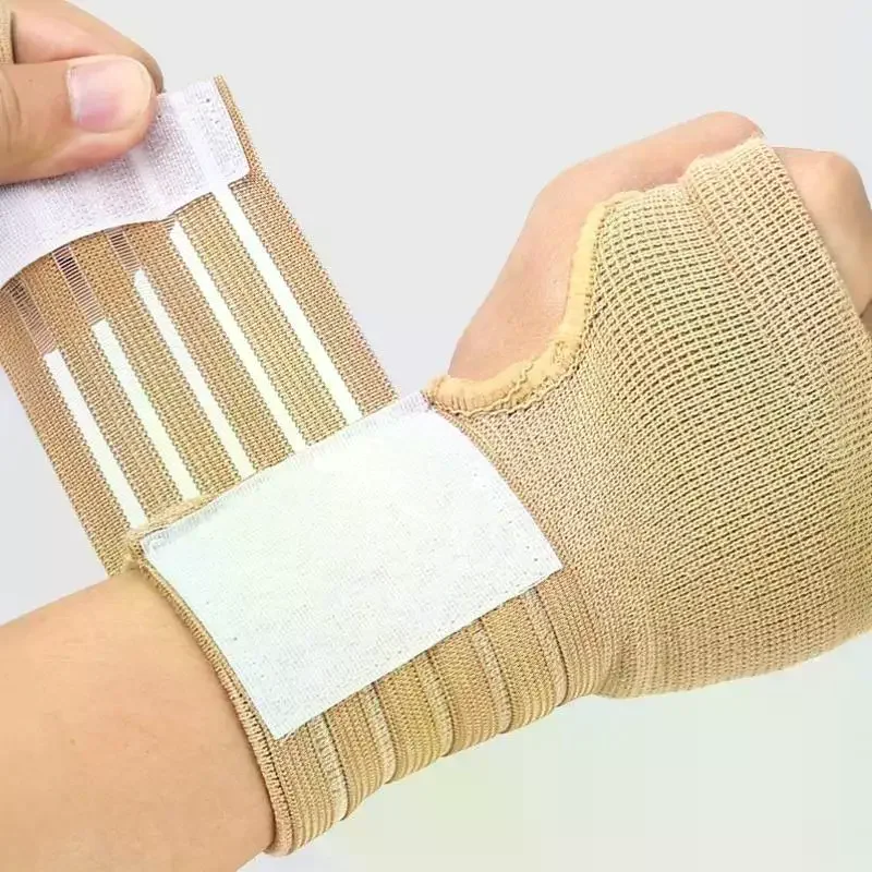 1PCS Universal Wrist Support Sports Bandage Gloves Adjustable Wrist Brace Fitness Sports Anti- Anti-Wear Gloves
