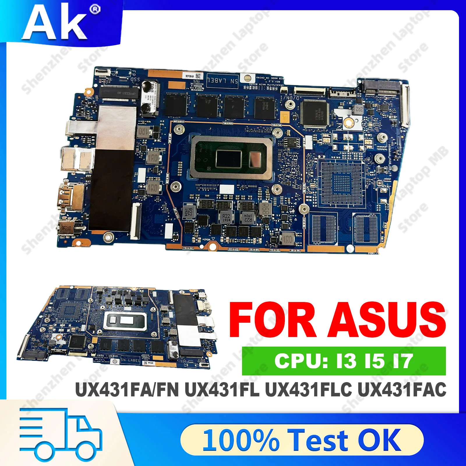 carte-mere-ux431fa-fn-pour-asus-zenbook-i3-i5-i7-cpu-4-8-16g-ram-ux431fl-ux431flc-ux431fac-x431fa-ux431f-x431fl-pour-ordinateur-portable