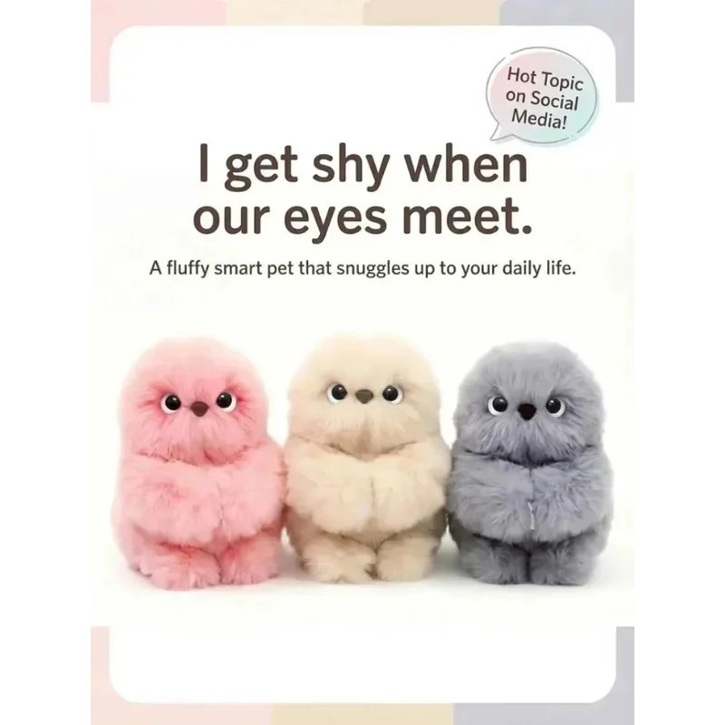 2026 Interactive Robot Owl Plush Toy Smart Voice Chat Companion Doll Cute Electronic Pet Stuffed Animal For Kids Birthday Deco