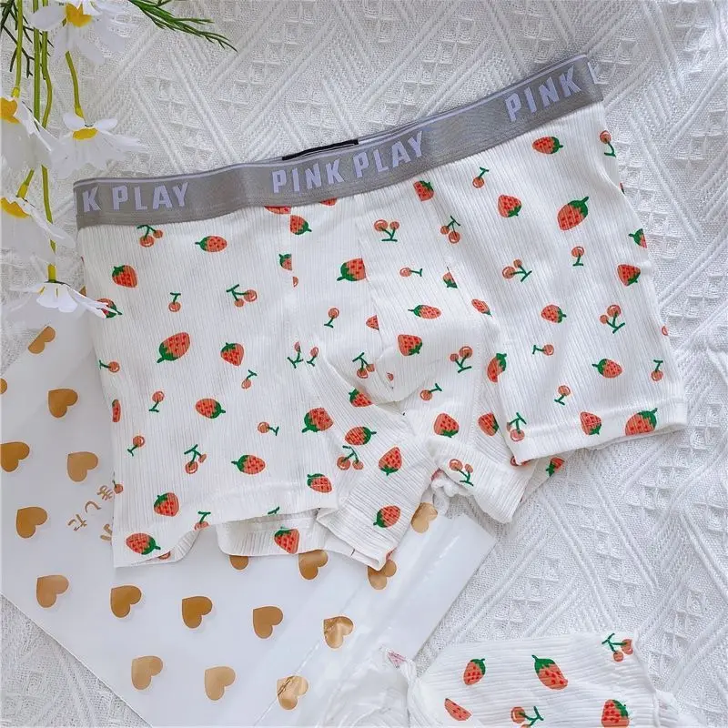 

Strawberry Pink Play Boy Grahics Panties Briefs Private Party Man Boy's Briefs DJ CLub Bar Live Show Dance Costumes