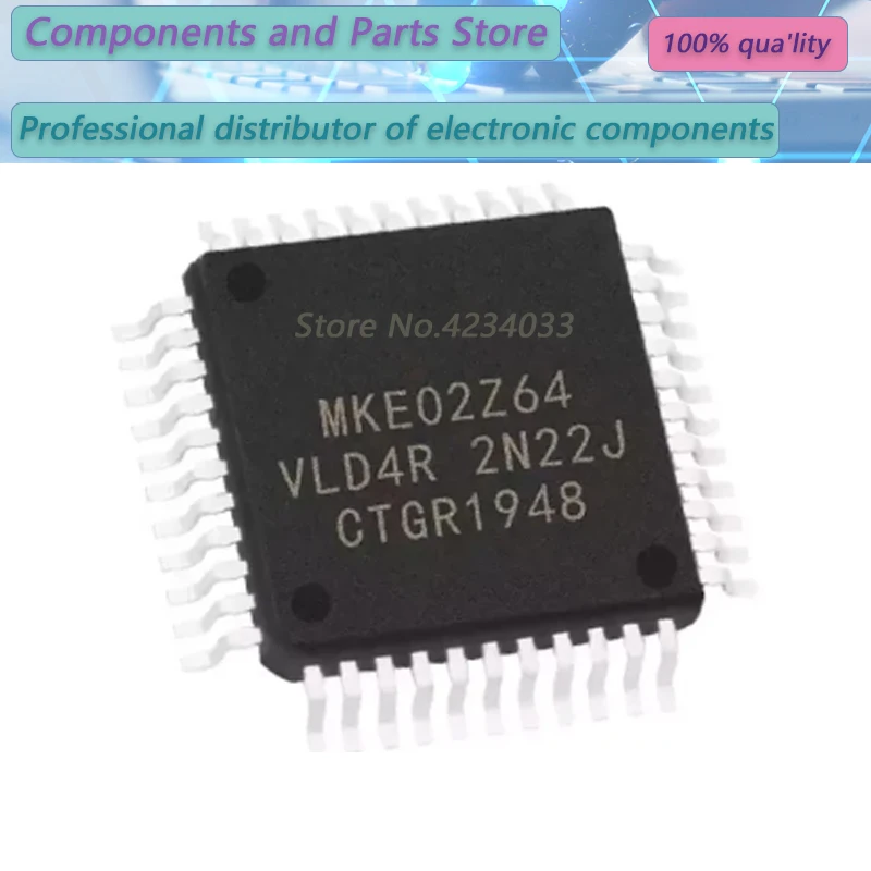 1-10PCS   MKE02Z64VLD4   MKE02Z64VLD   MKE02Z64  QFP-44  NEW100%  MKE02  Z64VLD4