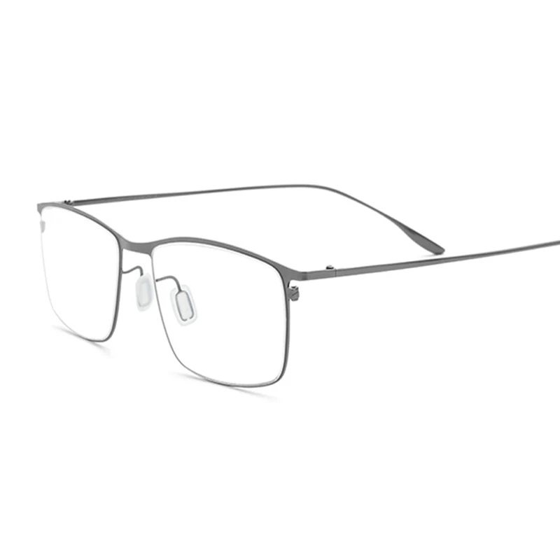 2024 hochwertige Designer ultraleichte Titan Business Brille Männer voller Rand quadratische Brille koreanische Brille