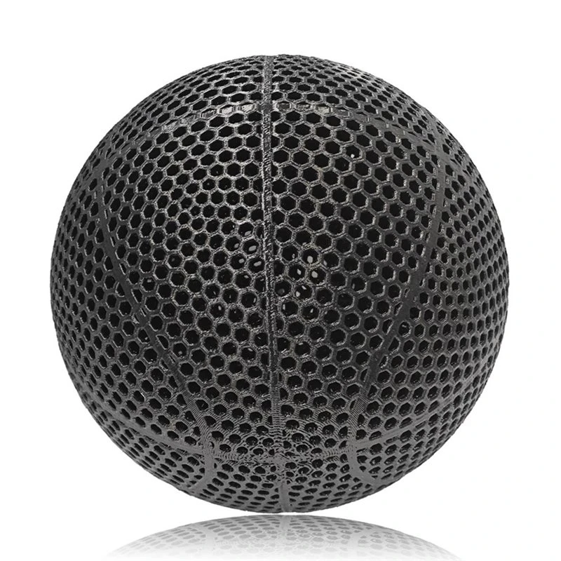 Multi 3D Printed Basketball Airless Basketball,Ultra Quiet & No Pump Needed,High Bounce,Size 7,Indoor, Gym & Outdoor Use