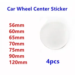 4Pcs Black Silver 56mm 60mm 65mm 70mm 75mm 90mm 120mm Car Wheel Center Hub Cap Rim Sticker 3D Emblem Styling For Volkswagen VW