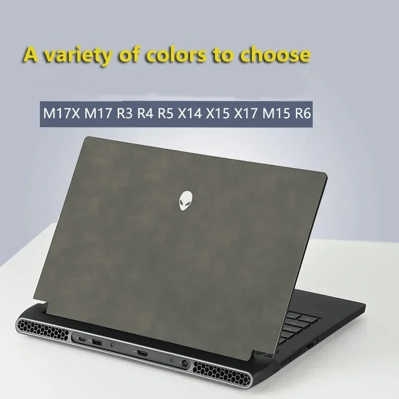 Fashion Crazy Horse Laptop Sticker For Alienware M13X/M14X/M17X/M18X R1 R2 R3 M15 R5 R6 R7 X14 X15 X17 2022 Area 51m R2
