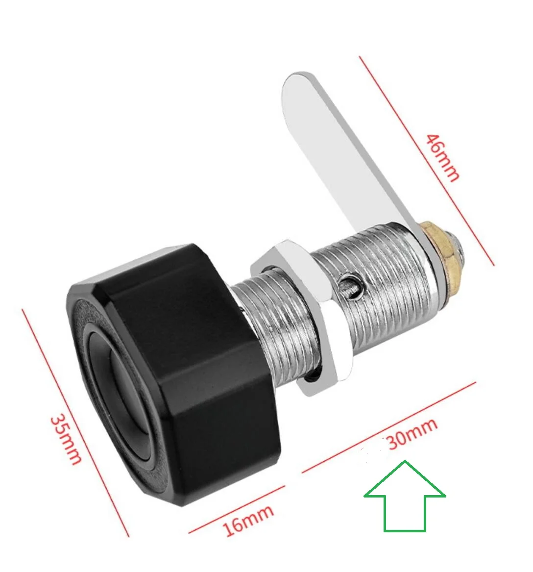 Biometrics Fingerprint Lock Black Keyless Cabinet Lock Smart Drawer Locks Anti-theft Door Lock Long Standby Time Door Hardware