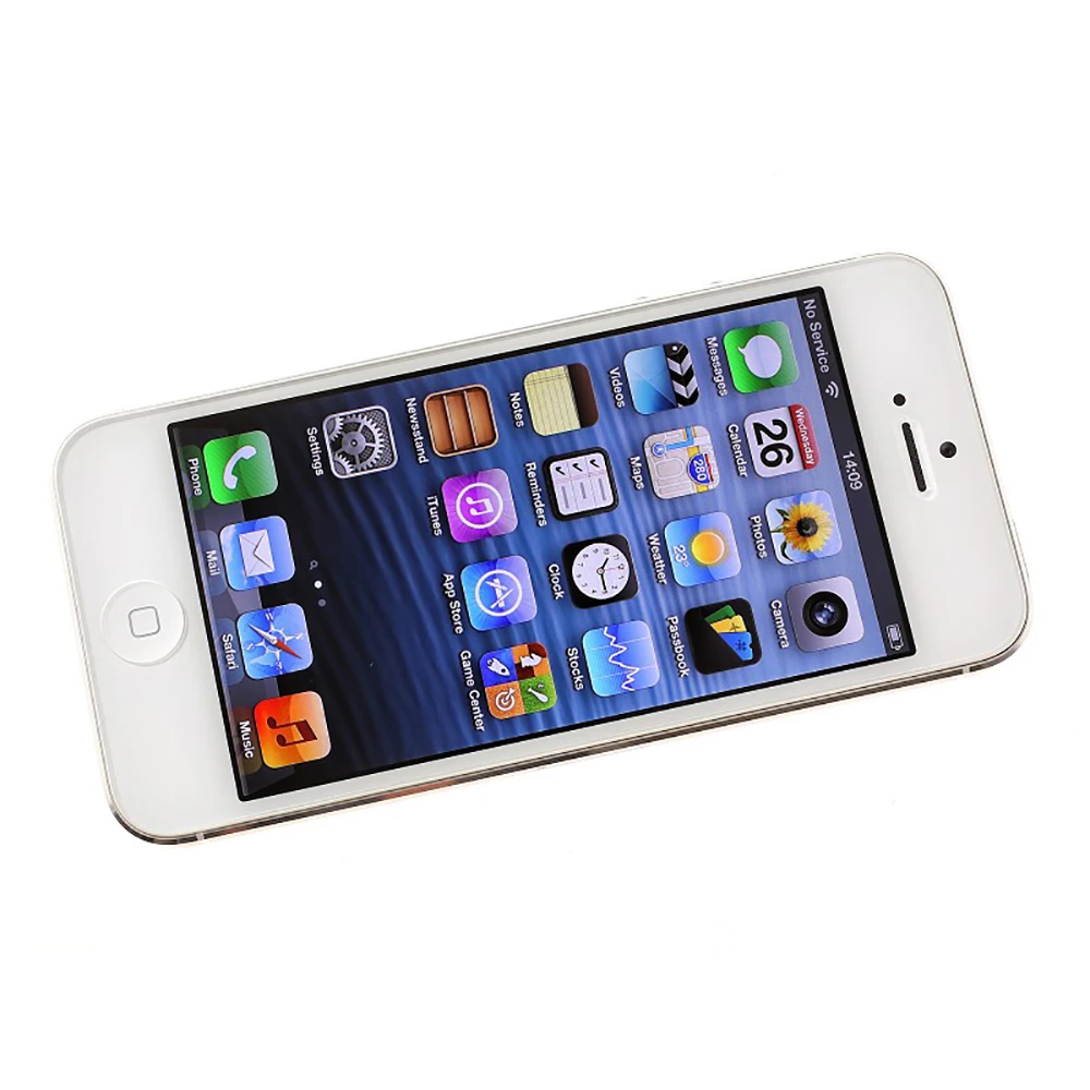 Original iPhone 5 3G Mobile Phone 1GB RAM 16GB/32GB/64GB ROM 4.0'' IPS LCD Screen 8MP+1.2MP GPS WiFi A6 IOS Dual-core SmartPhone