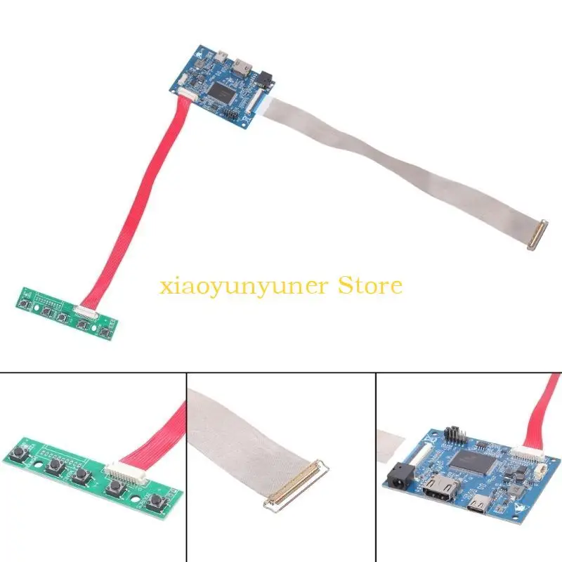 

P9JB Эффективная 40-контактная плата контроллера ЖК-дисплея EDP с поддержкой HDTV и входами типа C