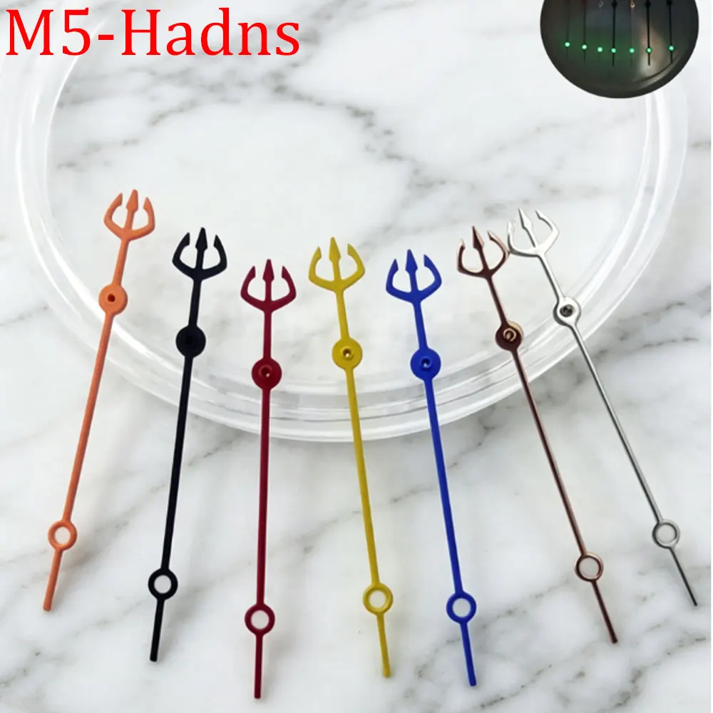 13mm Watch Second Hand Orange Rose Gold Blue NH35 Hand Suitable for NH35 NH36 Automatic Movement Trident of Aquaman
