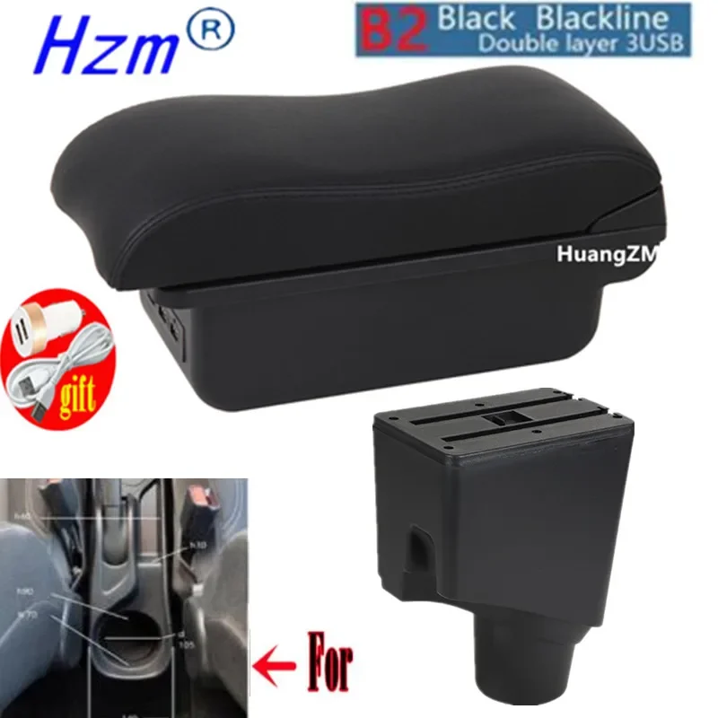 Voor Toyota Yaris 2015 2016 2017 2018 2019 2020 2021 2022 Auto Armsteun Doos Voor Toyota Yaris hybride Opbergdoos auto Accessoires