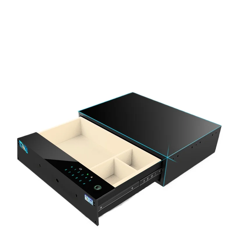 

Сейф для ящика, встроенный сейф, бытовой маленький противоугонный невидимый ящик, ящик для пароля по отпечатку пальца