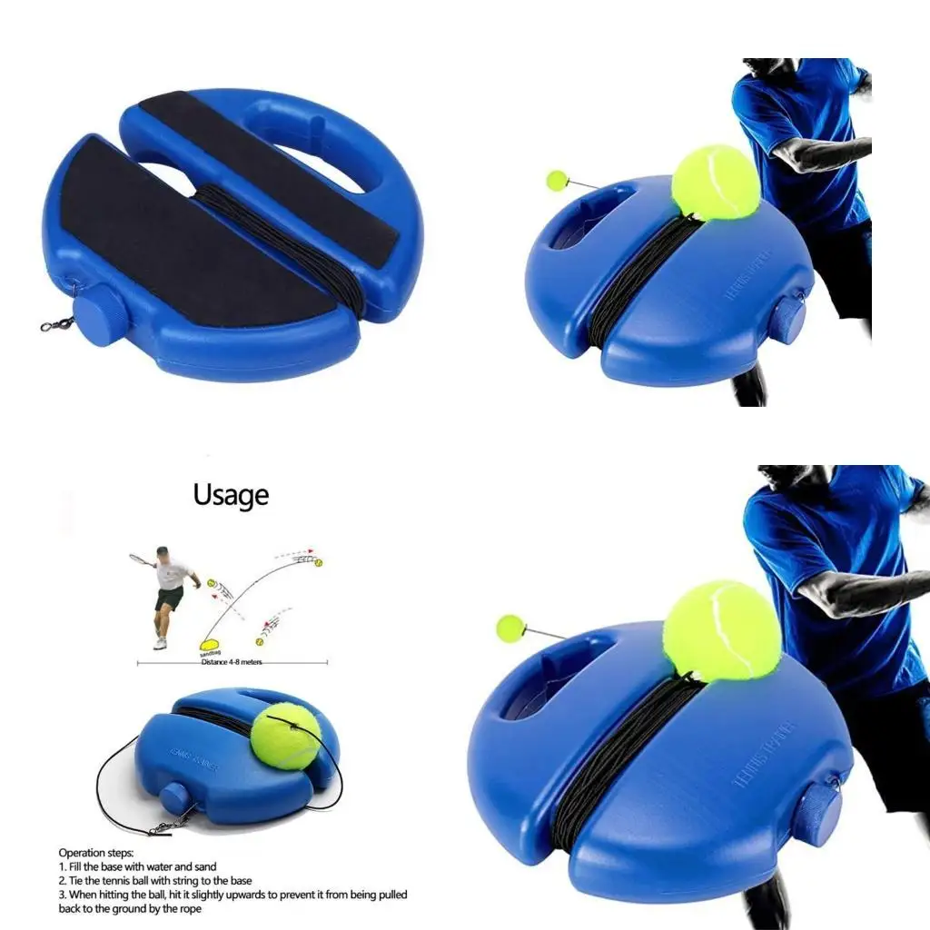 

Y1uc Portable Tennis Trainer Single Tennis Training Equipment для самообслуживания