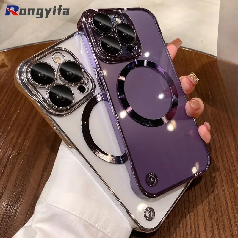 حافظة لهاتف سامسونج جالاكسي S24 S23 Plus S24 + S23 + Ultra S23 FE Note 20 Ultra 10 + 9 حافظة هاتف بسيطة بدون إطار غطاء خلفي شفاف