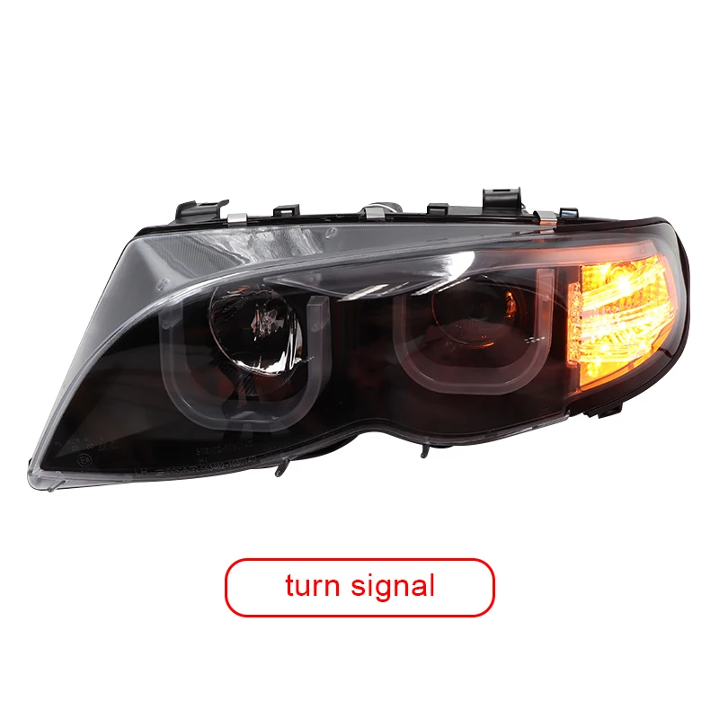 Factory manufacture modified Head Light For BMW E46 2001-2004 Four-door sedan Car single with Vision lens without motor