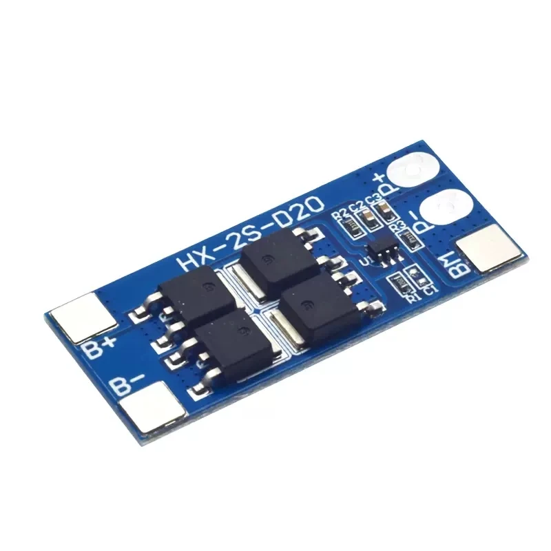 2S 7.4V 18650 Lithium Battery Protection Board Module 8.4 V Battery 13A Working Current 20A Current-Limiting HX-2S-D20