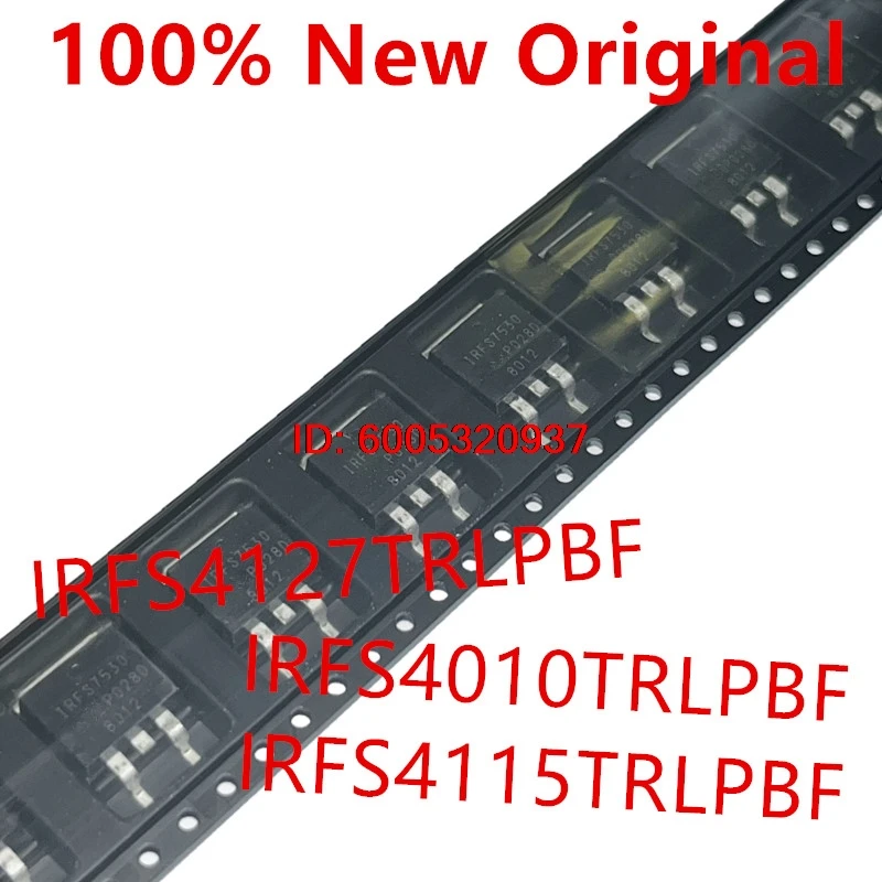 10piece  IRFS4010TRLPBF 、IRFS4115TRLPBF 、IRFS4127TRLPBF  New Trans MOSFET N-CH   IRFS4010 、 IRFS4115 、 IRFS4127