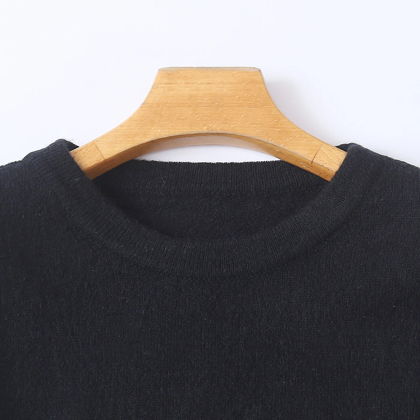 الخريف الشتاء المرأة بسيطة Sli جولة Ne البلوز طويلة Sve لينة لون نقي التخسيس سترة مريحة 32258 #2